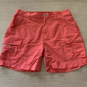 Peach white Sierra shorts